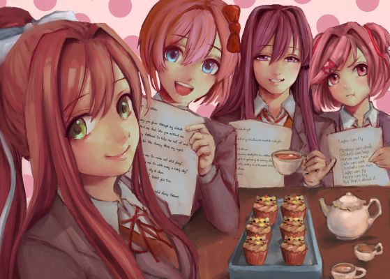 a brand new day // ddlc - Info ♡  Literature club, Literature, Anime