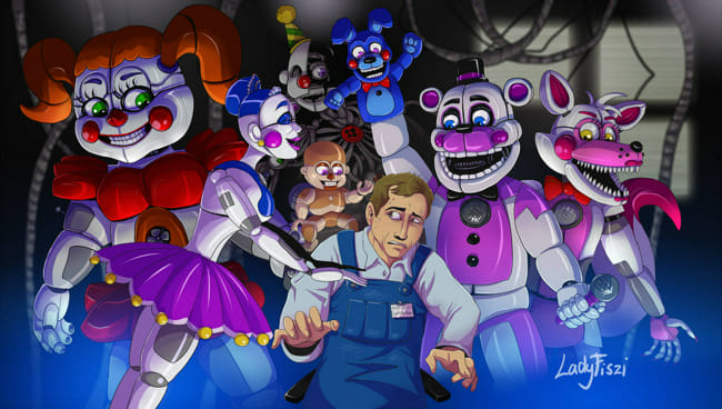 Cool all FNAF 1 animatronics fan art by devianart.com