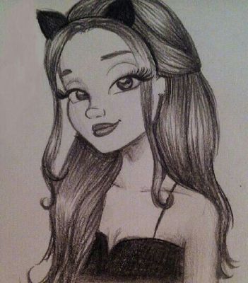 Cartoon Ariana Grande | Drawing Book #3! | Quotev