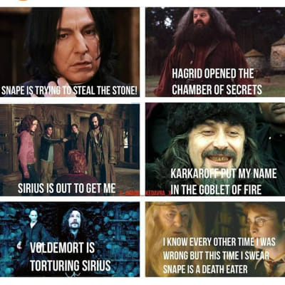 Harry's mistakes | Random memes (Twilight, Harry Potter, Hunger Games,  Brooklyn 99, OUAT -Once Upon A Time) | Quotev