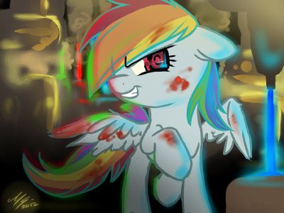 Rainbow Factory Rainbow Dash Creepypasta Seven Minutes In Heaven