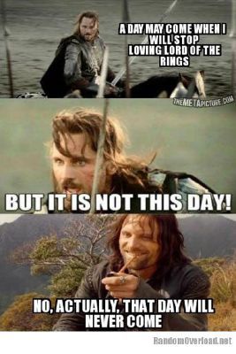 lord of the rings exams meme