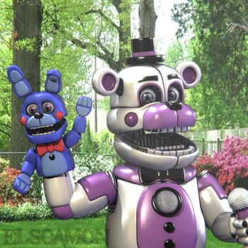 Funtime Freddy - becoming yenndo in roblox circus babys pizza world roleplay