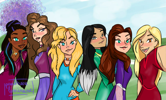 KOTLC girls as DIsney Princesses