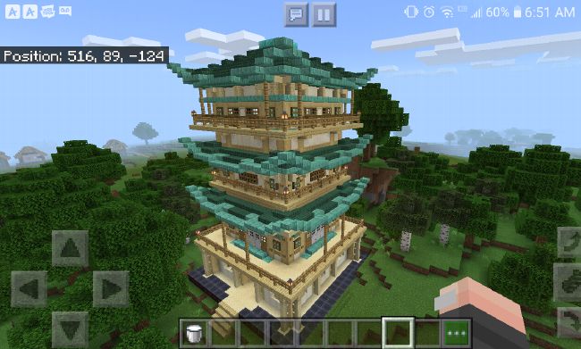 Minecraft: How to build a Japanese Cherry Pagoda