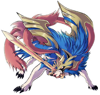 Has anyone ever seen Zacian be THIS CUTE while camping??!! Made my