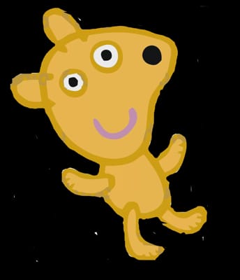 Peppa pig teddy bear name sales