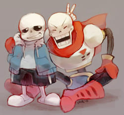 Oh Look, Skeletons. Wait- (AU Sans and Papyrus x reader)