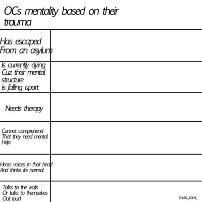 Alignment Charts For Your OCs - Survey | Quotev