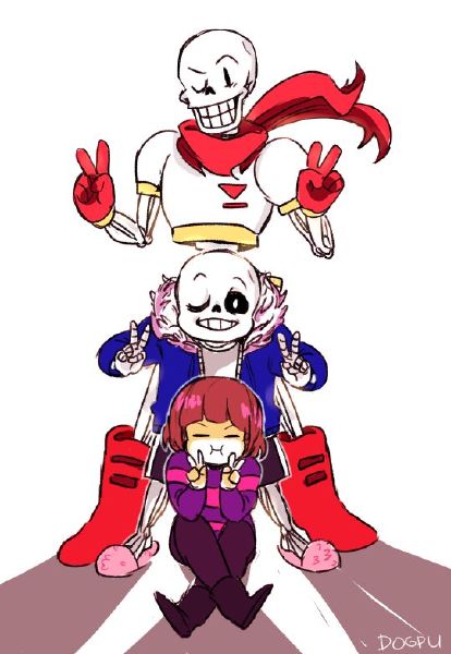 Au papyrus & Au Sans x (fem!)reader