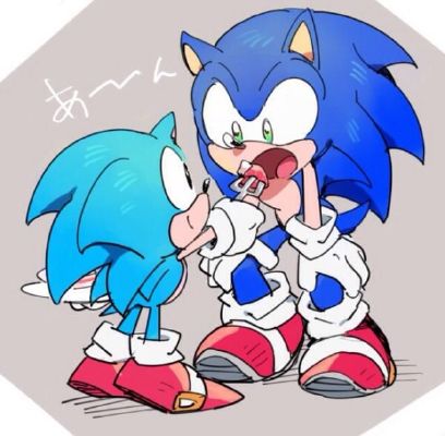 Doubles of Us (Modern Sonic x Reader x Classic Sonic)