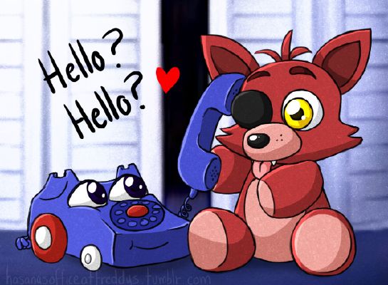 Fnaf 1 song lyrics with cute foxy