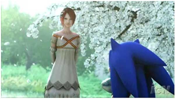 LukCan on X: Sonic the Hedgehog carrying Princess Elise the