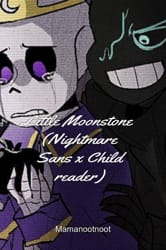Image: My oc character x reader one shot - anime nightmare sans x child