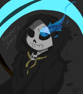 Death touch- Reaper Sans x child reader