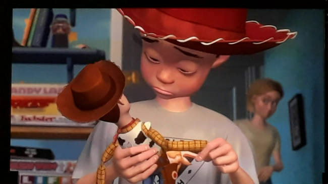 toy story 2 woodys arm