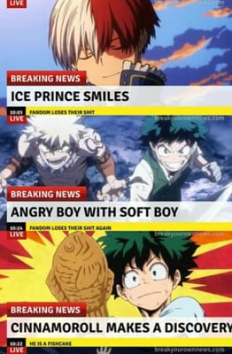 Breaking News Bnha Mha Memes Or Anything Bnha Related Full