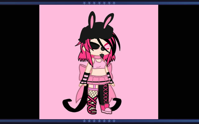 I made my main OC in gacha life and yikes.