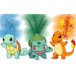 Pokémon - Kanto Starters