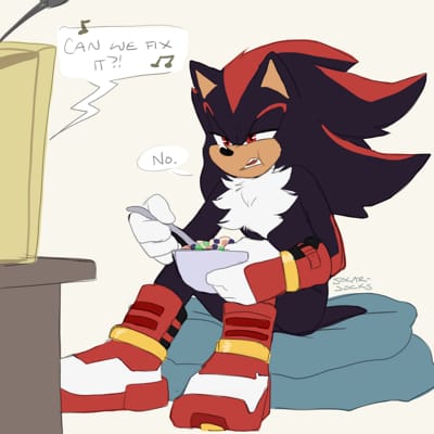 Shadow's fur in Quarantine, Sonic Meme Squad (LIMIT REACHED)