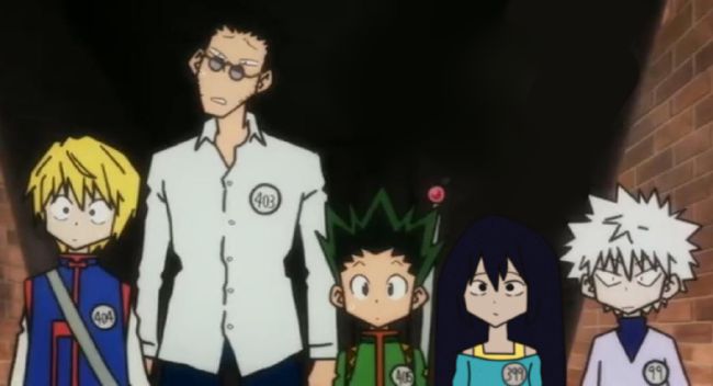 Gon, Killua, Leorio and Kurapika