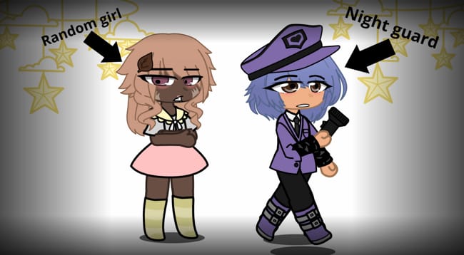 All I wanted was Gacha FNAF OC ideas for Michael and William