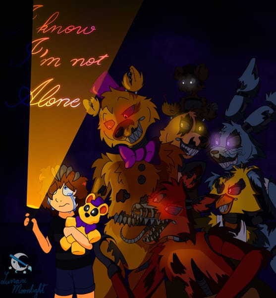 Nightmare Fredbear (five Nights at Freddy's 4) by ArtyJoyful on DeviantArt