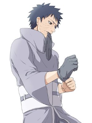 uchiha obito (naruto and 1 more) drawn by hanabira_1015