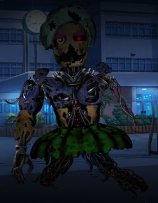 Withered Chica (my version), My own Custom animatronic and inky designs  2.0