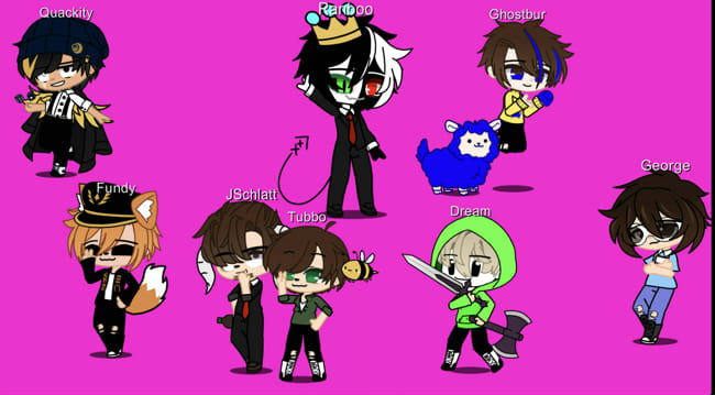 some entities as.. gacha characters lol