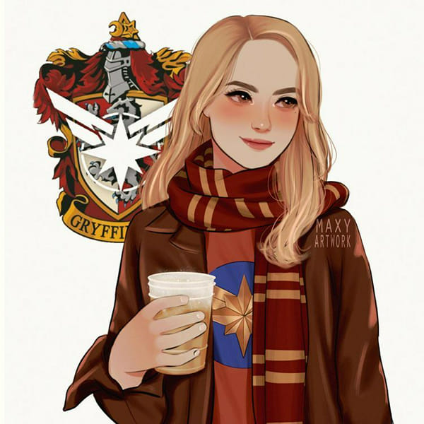 Anime ravenclaw girl