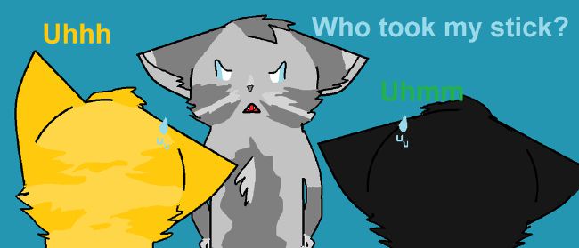 Jayfeather is very protective of his stick