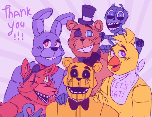 sleepover with FNAF 1 animatronics - Quiz