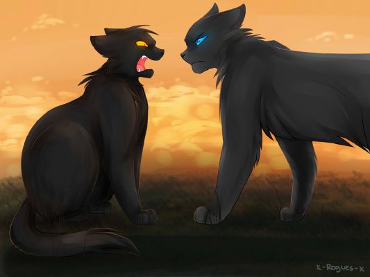 warrior cats leafpool and crowfeather mating