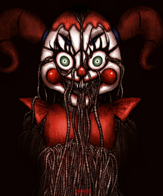 Five Nights at Freddy&amp;amp;#39;s Sister Location - Ennard Postcard  for Sale by Jobel