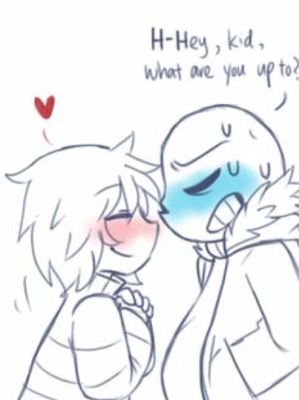 Nightmare Sans x Frisk