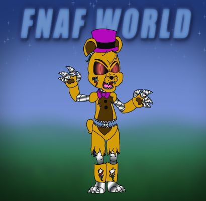Nightmare Fredbear, FNAF World Animatronic Bios