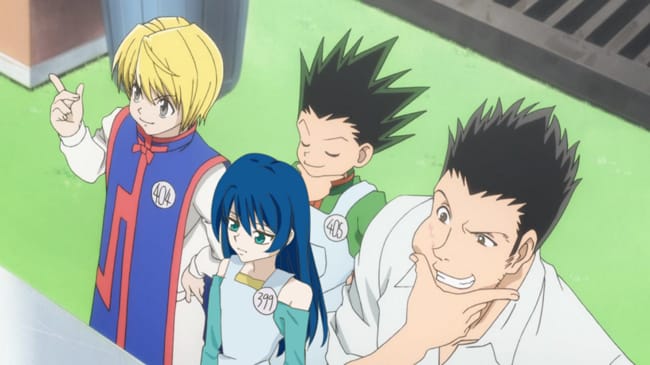 Gon x Reader x Killua x Kurapika x Leorio(Hunter x Hunter)