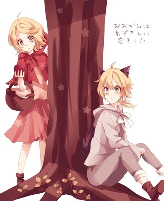 little red riding hood and wolf anime