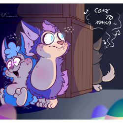 Tattletails With Mama by Gavinbou on DeviantArt
