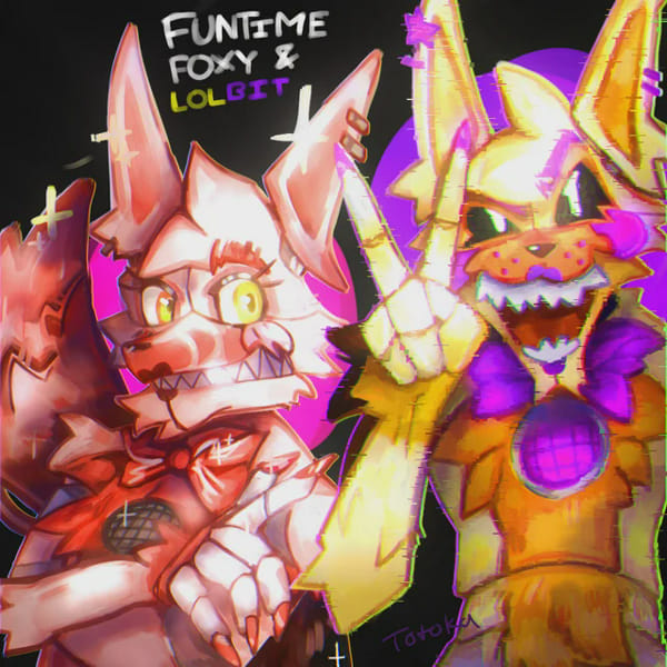 FUNTIME FOXY AND FUNTIME LOLBIT