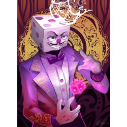 Read Random Fanart or Just Art :: Cuphead: King Dice + OC