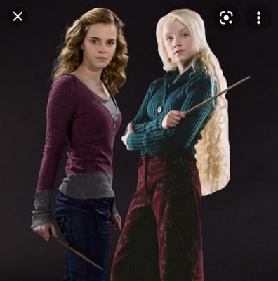 ginny weasley and hermione granger and luna lovegood
