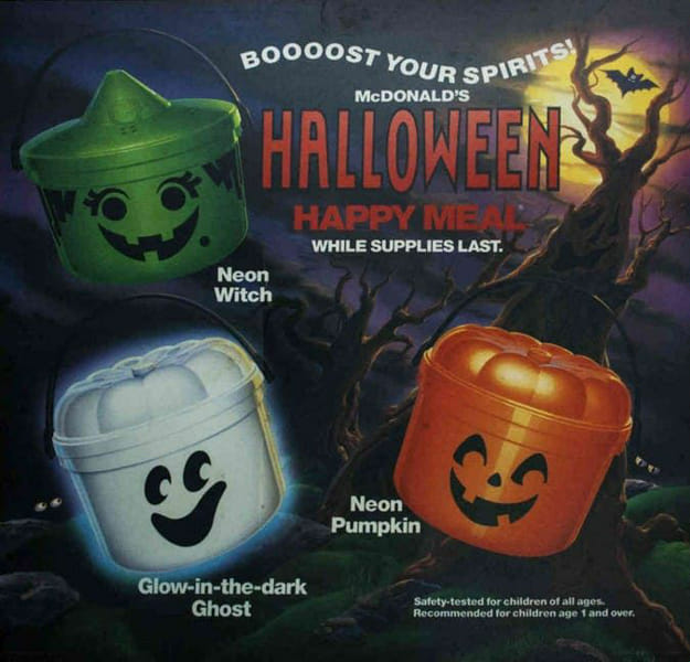 mcdonalds halloween buckets Metal Sincere