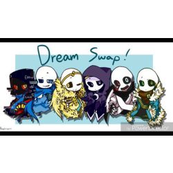 Undertale e Cia. - #Aus_da_Alphyswap Dream!Sans Dream Sans é a versão  Garota magica do Sans, ele possue um irmão chamado Nightmare Sans que  logicamente é o oposto dele. Dream!Sans foi criado de