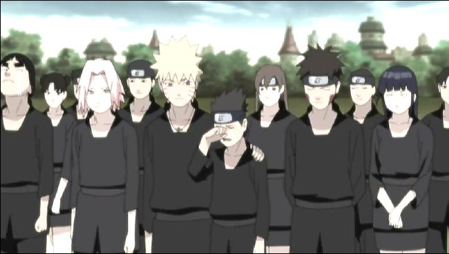 Naruto Uzumaki´s death scene in Boruto Anime - Funeral of 7th Hokage 