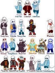 Which Undertale AU Sans are you? (Main AUs) - The Overly Descriptive Test -  Quiz