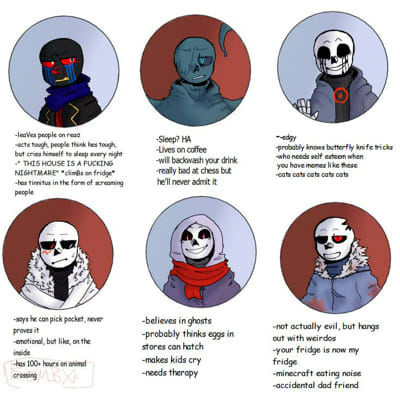 Give me trust. (Undertale AUs sans! x Child!Reader)