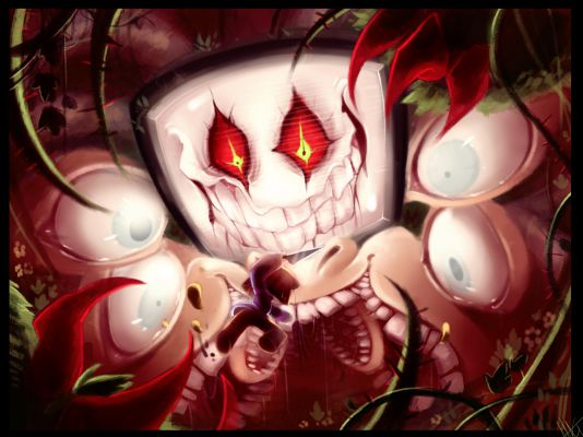 who also noticed that the mouth at omega flowey boss battle look