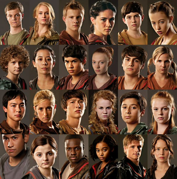 what character is flat in hunger games?